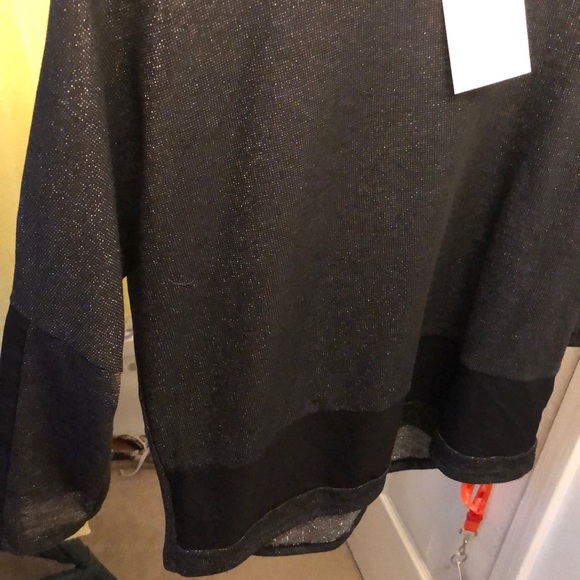 Women's Dark Grey Sparkly Top - Picture 4 of 4